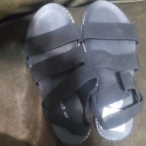 Madden Girl Black Sandals